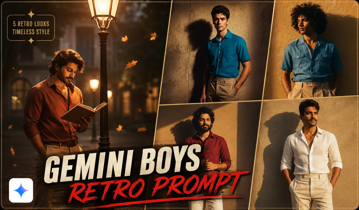 Boys AI Photo Editing Prompts For Gemini Boys AI Photo Editing Prompts For Gemini cover image