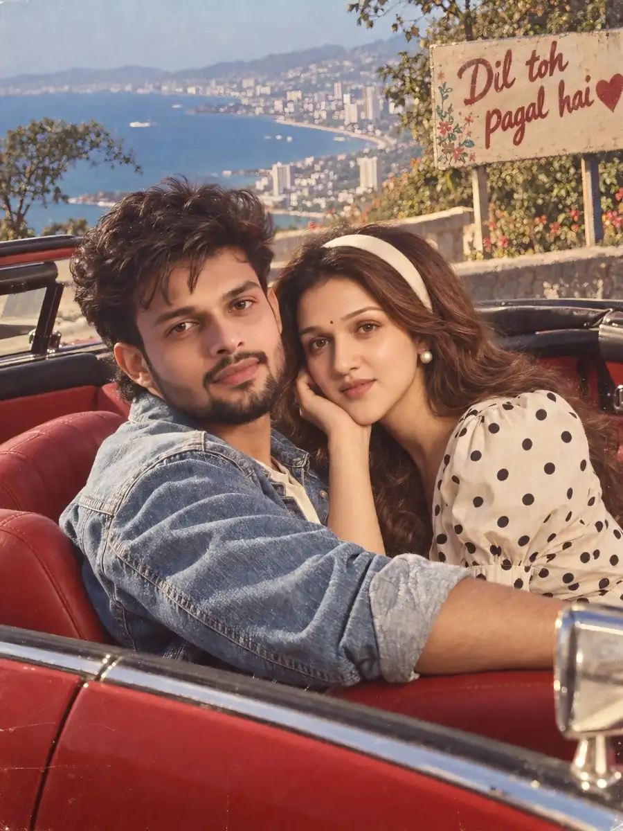 1980s Couple In Cars Look Ai Photo Editing Prompts