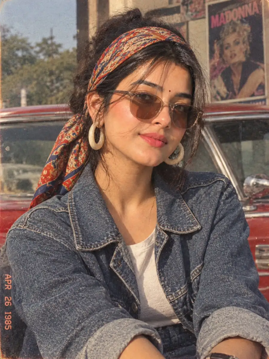 1980S Version Girls  Photo Editing Prompts