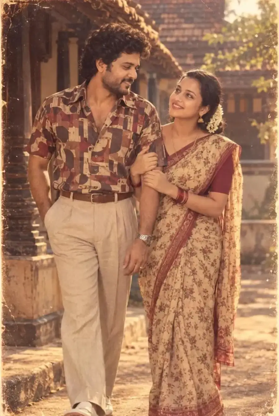 80s Couple Walking Street AI Photo Prompts For Chatgpt
