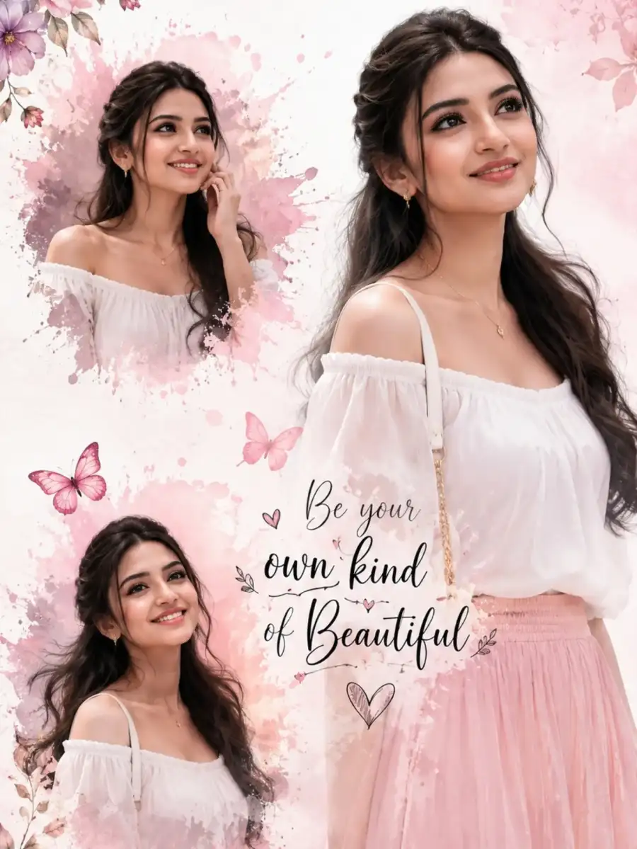 Aesthetic Collage Girls Ai Photo Editing Prompts - AI photo editing prompt image