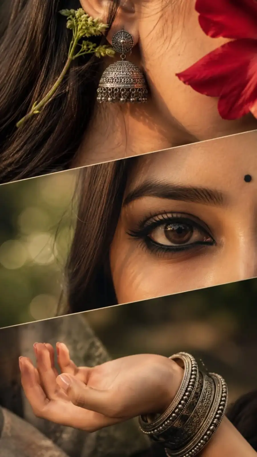 Aesthetic Girls Collage Blurry Saree Prompt Aesthetic Girls Collage Blurry Saree Prompt - AI photo editing prompt image