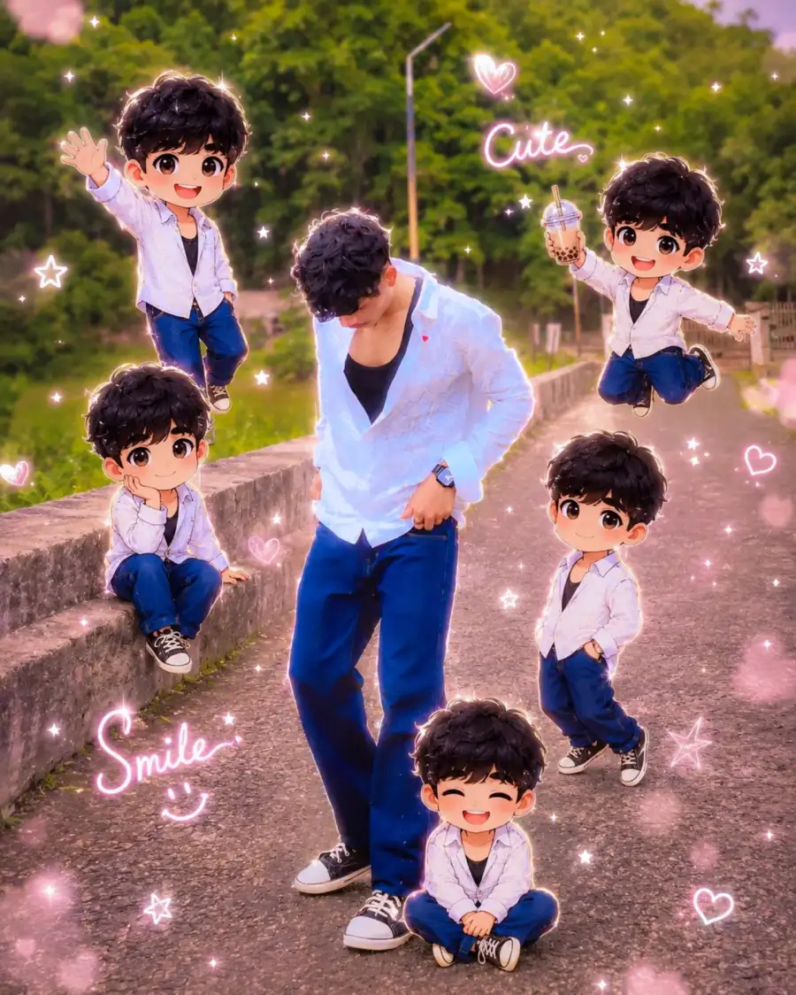 Boys Cartoon Style Chatgpt Ai Photo Editing Prompts - AI photo editing prompt image