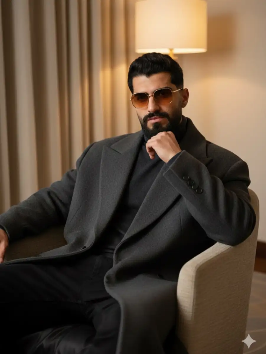 Boys Sitting In A Luxury Hotel Armchair Prompts For Gemini