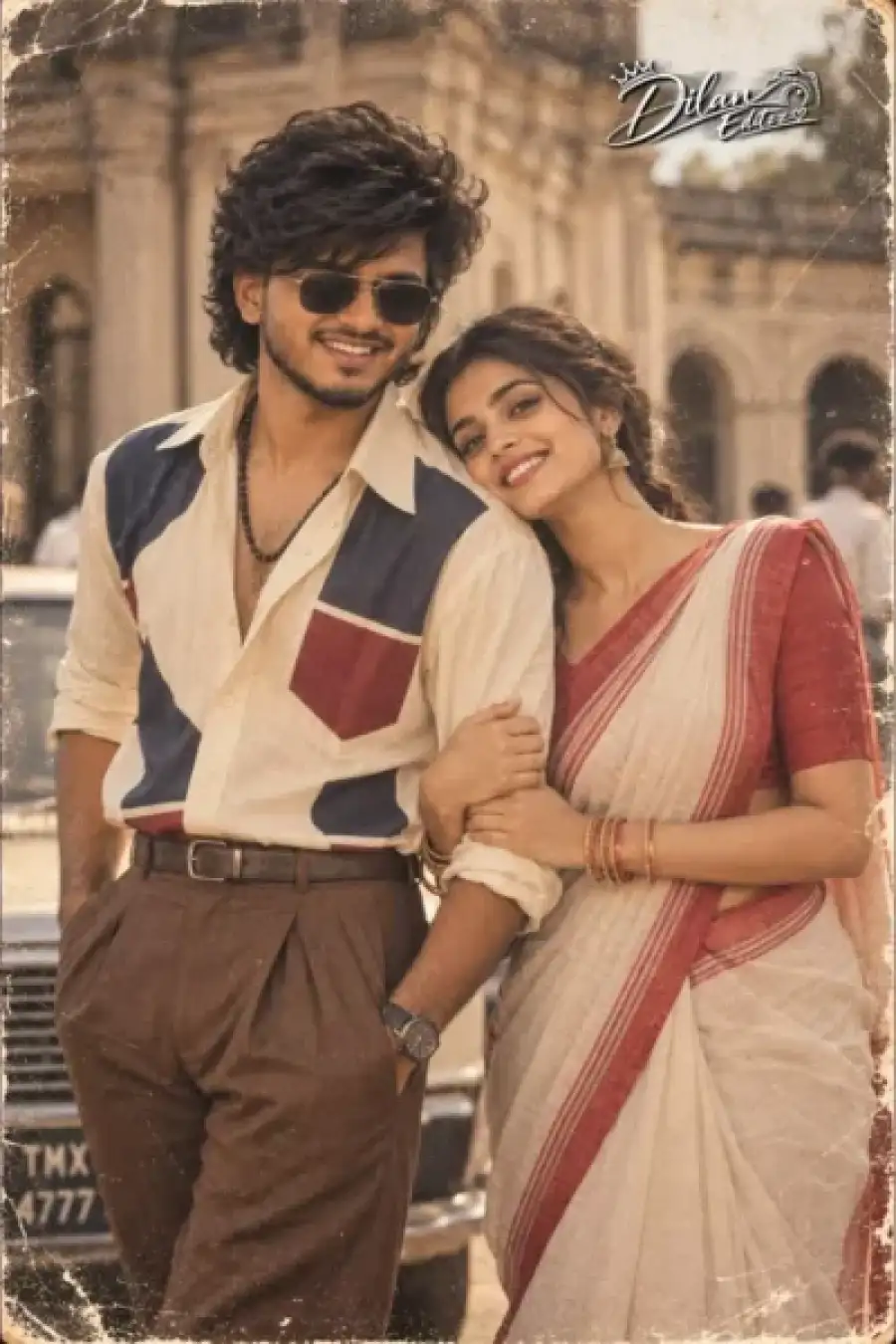 Chatgpt 1980s Romatic Couple Retro Style Photo Prompt