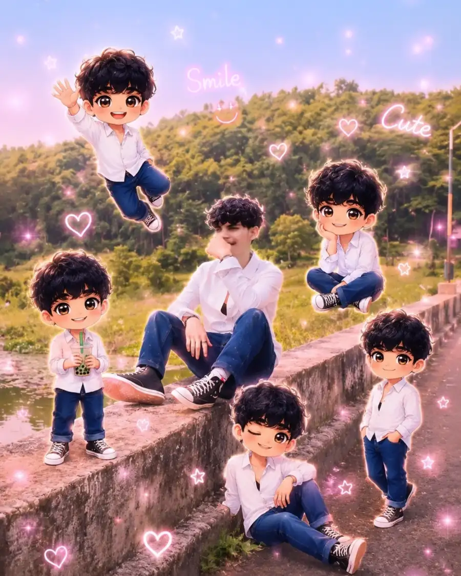 Chatgpt Ai Photo Editing Prompts For Boys Cartoon Style - AI photo editing prompt image