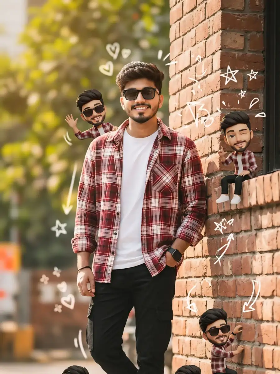 Chatgpt Boys Chibi Style Ai Photo Editing Prompts - AI photo editing prompt image