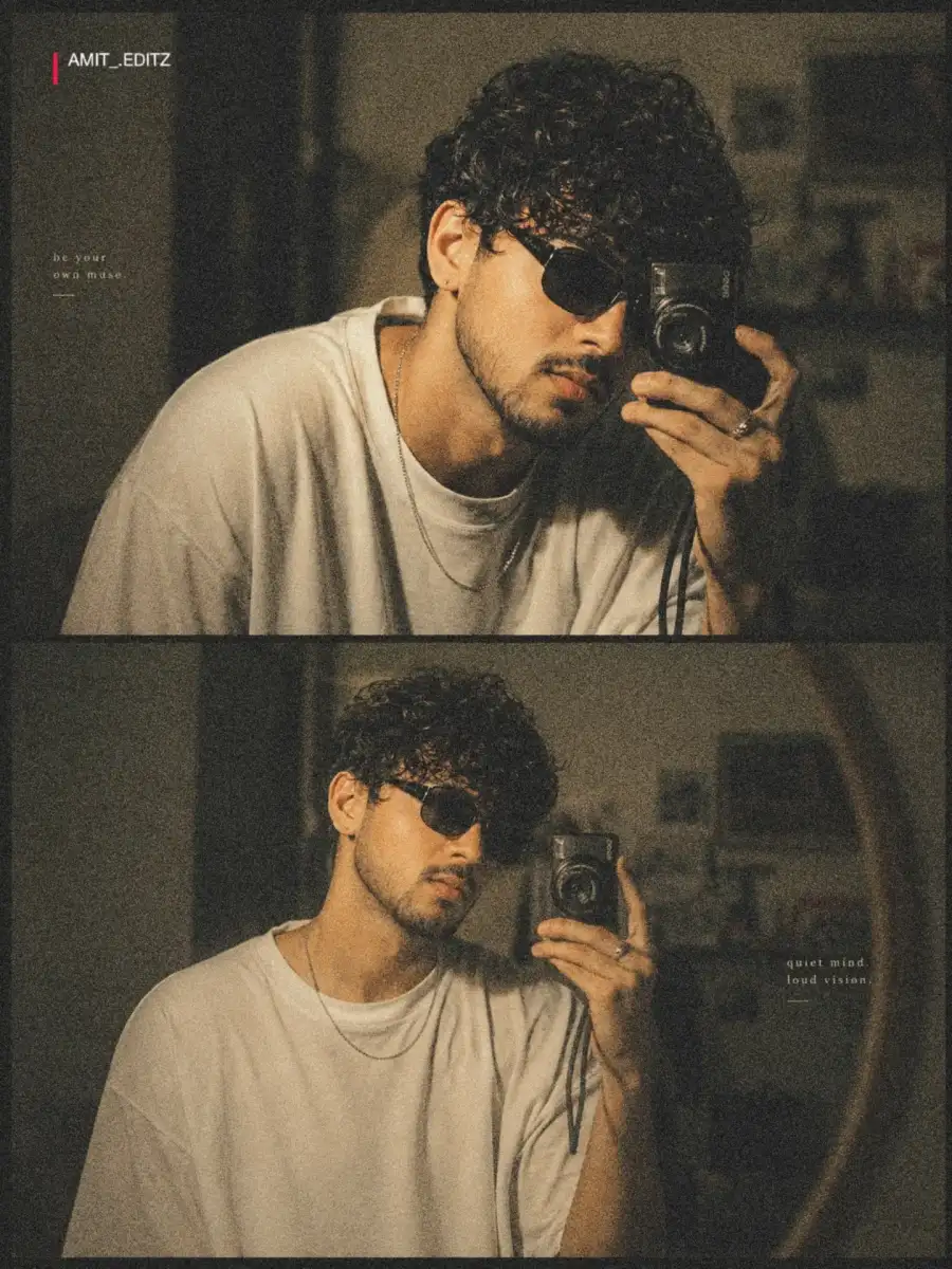 Chatgpt Boys Wearing Black Sunglasses Collage Prompts - AI photo editing prompt image
