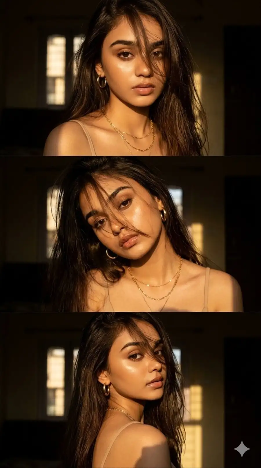 Chatgpt Girl Collage South Asian , Warm Golden Sunlight Prompts Chatgpt Girl Collage South Asian , Warm Golden Sunlight Prompts - AI photo editing prompt image