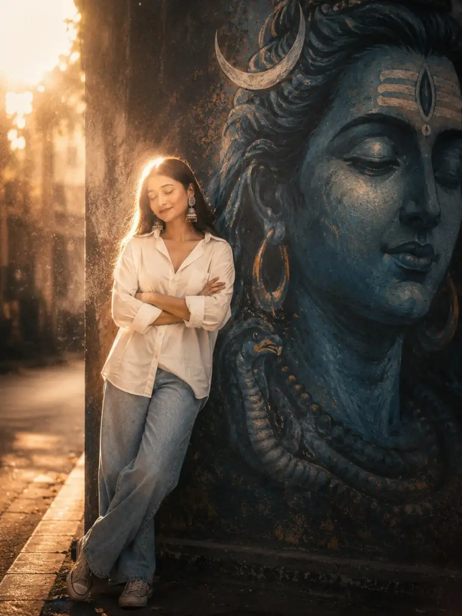 Chatgpt God Mahadev Girls AI Photo Editing Prompts - AI photo editing prompt image