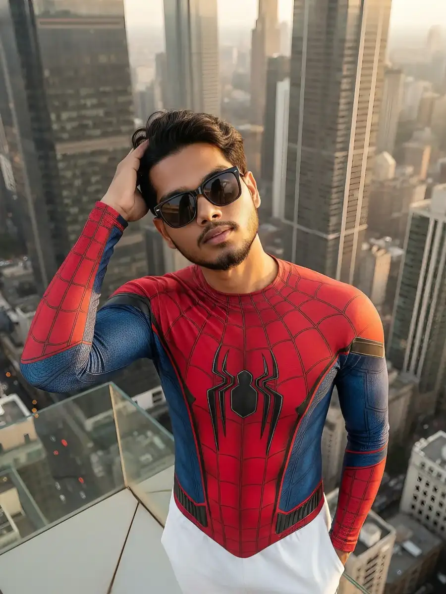 Chatgpt Spider Man City Editing Prompts Chatgpt Spider Man City Editing Prompts - AI photo editing prompt image