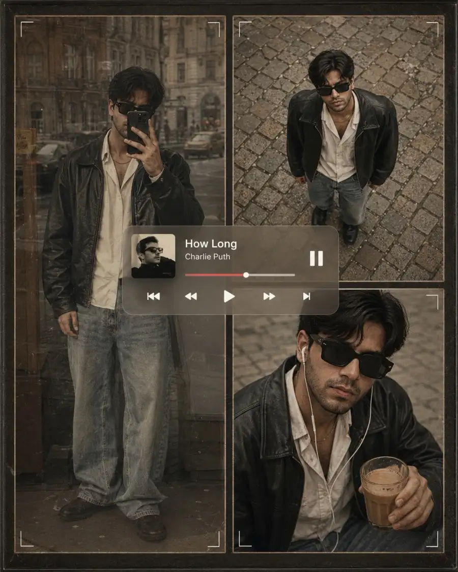 Chatgpt Vintage Collage Style Boys Prompts - AI photo editing prompt image