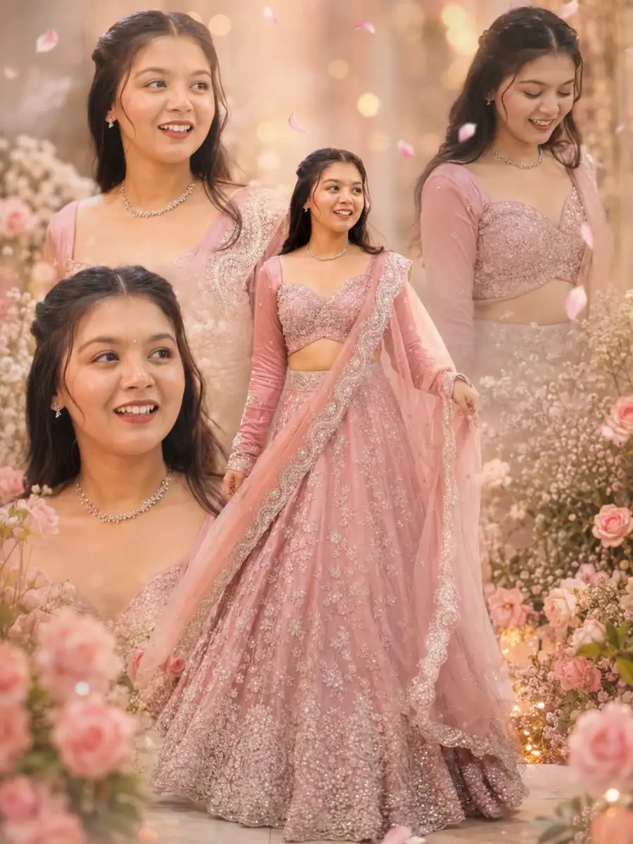 Cinematic Collage Girls Ai Photo Editing Prompts For Chatgpt - AI photo editing prompt image