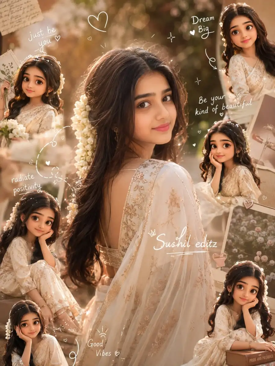 Elegant Girls IN Saree Ai Chatgpt Prompts Copy Paste - AI photo editing prompt image