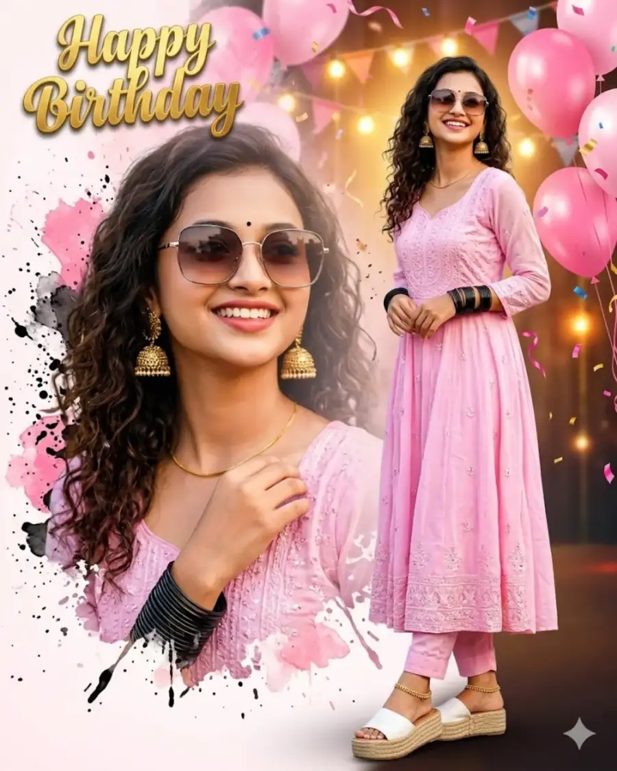 Gemini Birthday Girls Ai Photo Editing Prompt - AI photo editing prompt image