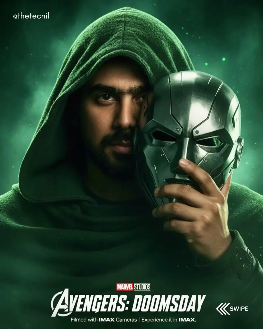 Gemini Boys Holding A DR Doom Mask Prompts