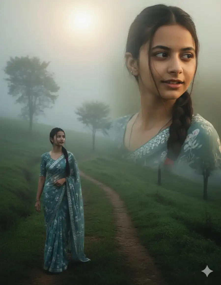 Gemini Girl Photography Poster Pormpts