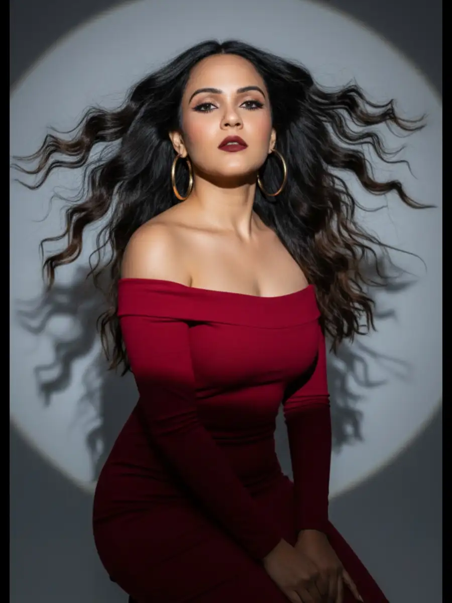 Gemini Girl Poses In A Fashion Photoshoot Pormpts