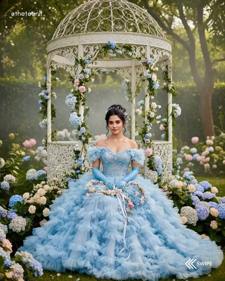 Gemini Girl With An Intricate Updo Decorated Flowers Pormpts Gemini Girl With An Intricate Updo Decorated Flowers Pormpts