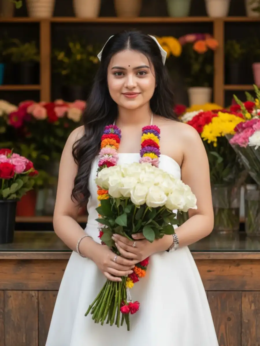 GirlsLarge Bouquet Of White Roses Gemini Prompts GirlsLarge Bouquet Of White Roses Gemini Prompts