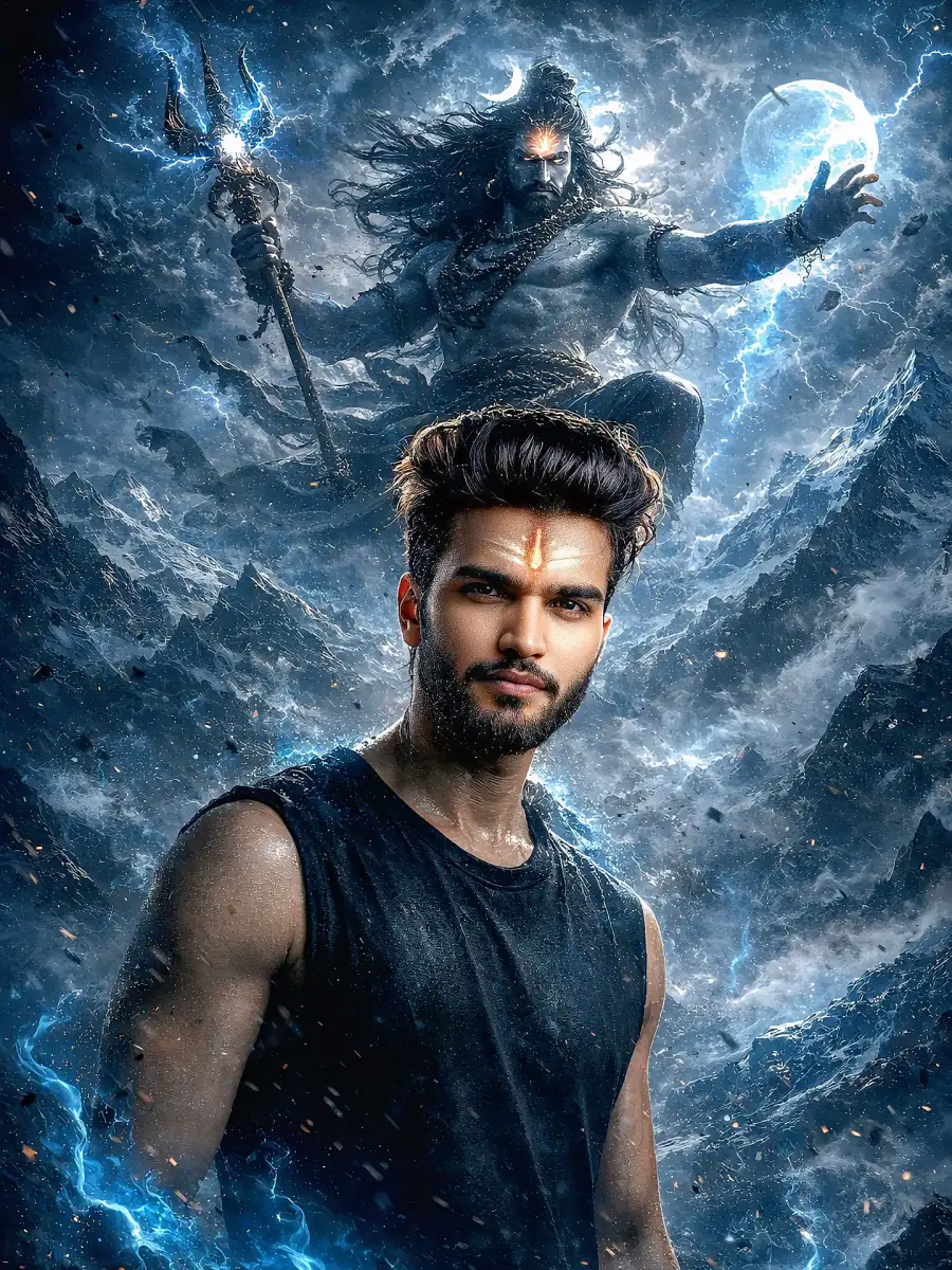 God AI Photo Editing Prompts For Mahadev - AI photo editing prompt image