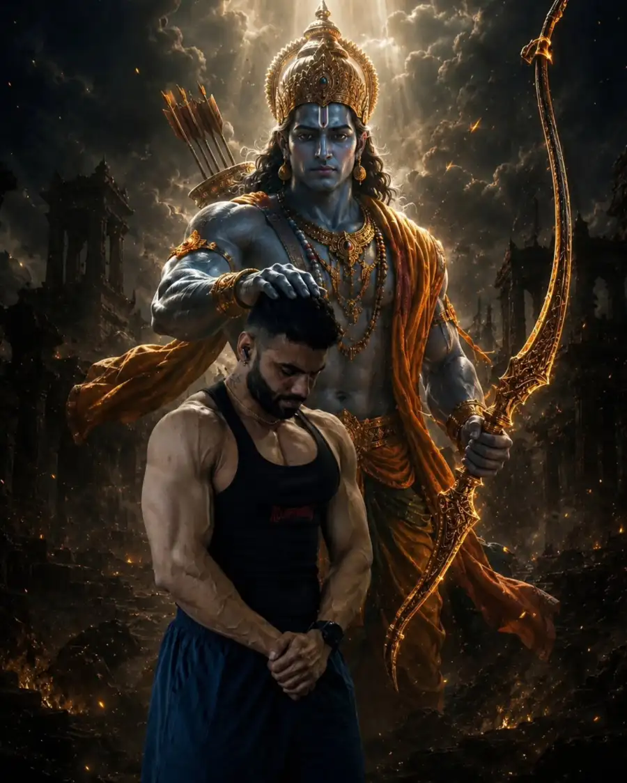 Krishna Ji Boys AI Photo Editing Prompts - AI photo editing prompt image