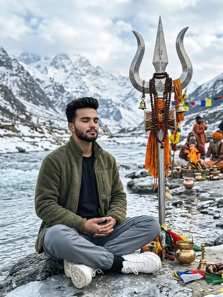 Mahadev Trishul AI Photo Editing Prompts - AI photo editing prompt image