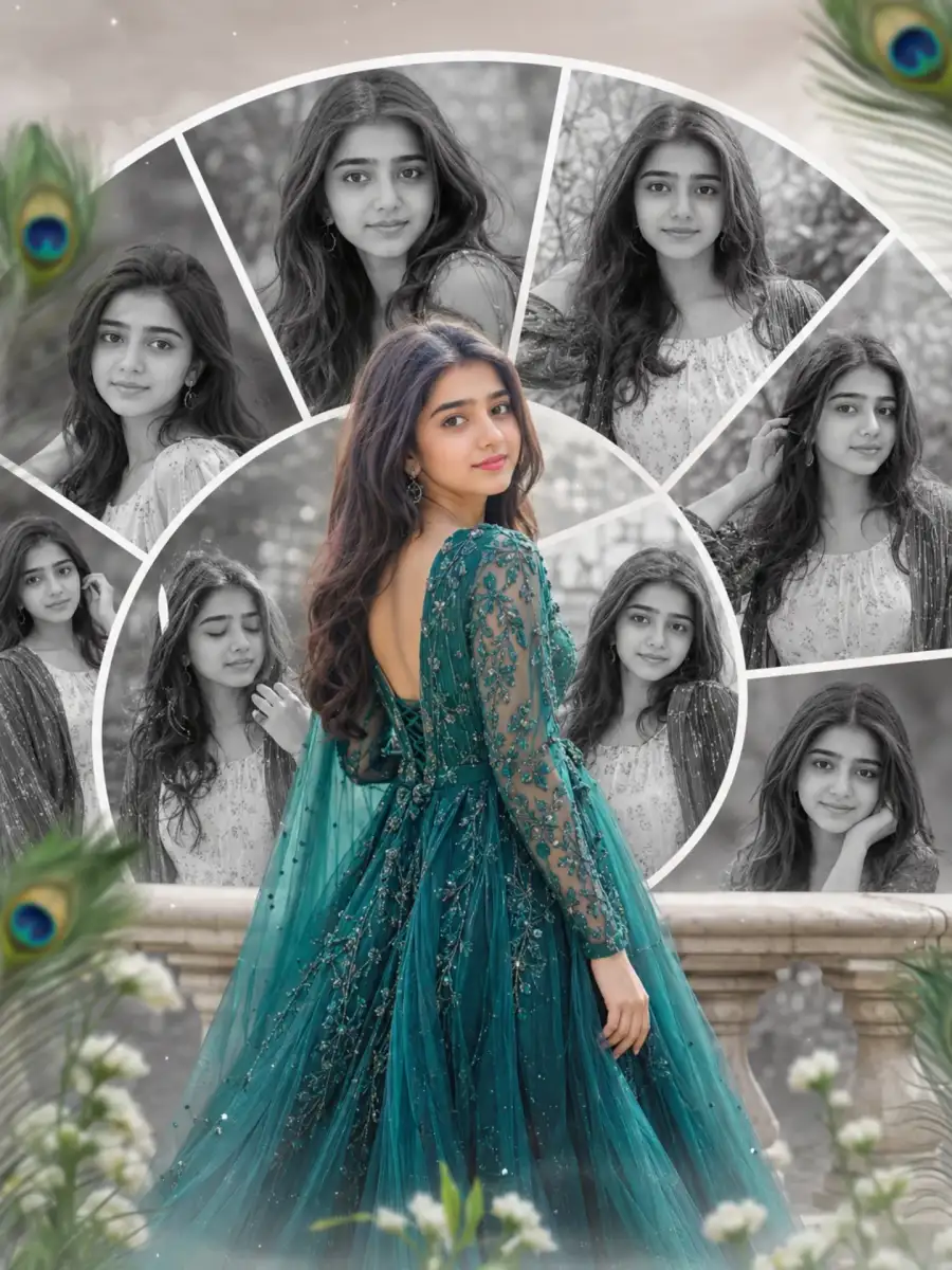 Romantic Collage Girls Ai Photo Editing Prompts For Chatgpt - AI photo editing prompt image