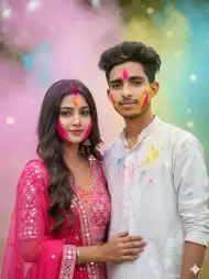 Gemini Holi AI Photo Editing Prompt 2026 image 3